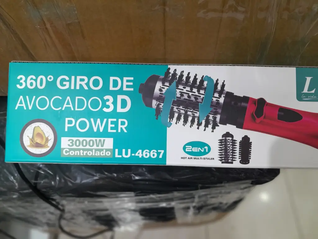 LU-4667 CEPILLO SECADOR MOLDEADOR 2EN1 3000W
