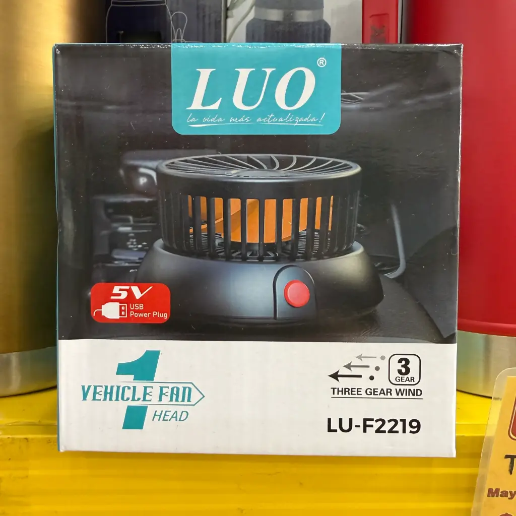 LU-F2219 MINI VENTILADORES P/VEHICULOS 